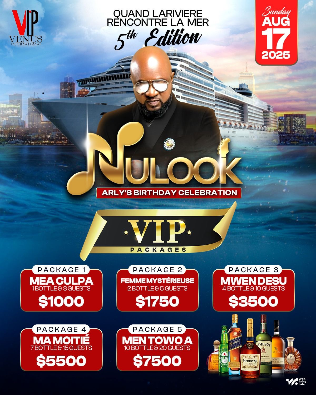 Nu Look – Quand Larivière Rencontre La Mer (5th Edition, Arly’s Birthday Bash)