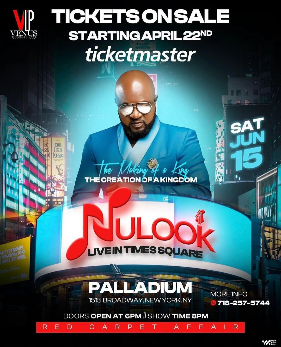 Nu Look – The Making of a King (Live at The Palladium, Times Square)