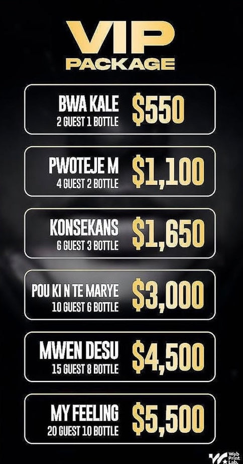 All Black Affair Sections