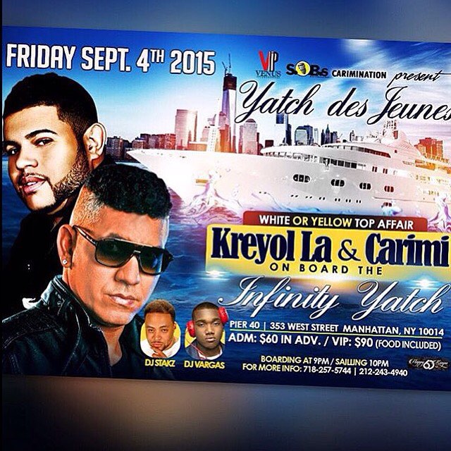 Kreyol La & Carimi – Yacht des Jeunes (NYC)